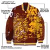 personalized washington commanders fishing art burgundy jacket new arrival