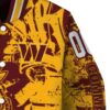 personalized washington commanders fishing art burgundy jacket premium grade