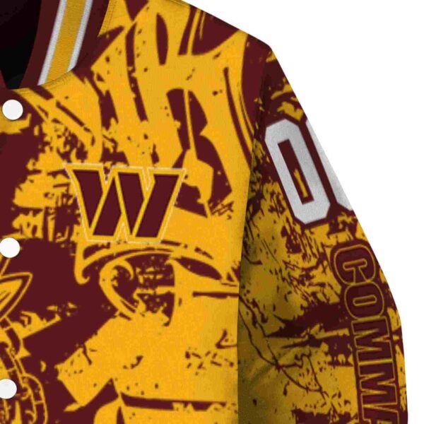 personalized washington commanders fishing art burgundy jacket premium grade