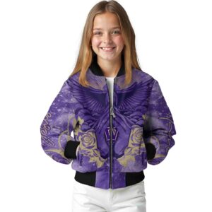personalized washington huskies praying hands purple jacket top rated