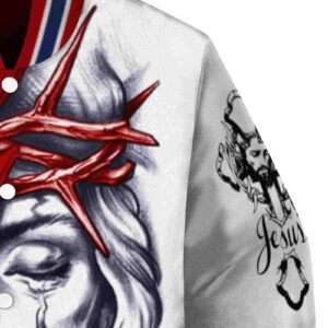 personalized washington nationals jesus tears red white jacket premium grade
