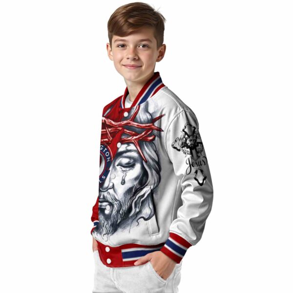 personalized washington nationals jesus tears red white jacket trendy