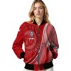 personalized washington nationals wave patterns red jacket latest model