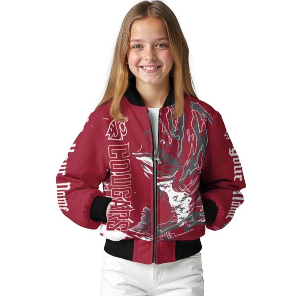 personalized washington state cougars fishing passion crimson white jacket top rated