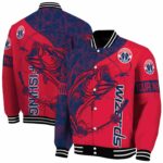 personalized washington wizards fishing rod red jacket best selling