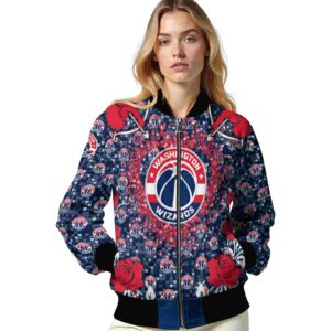 personalized washington wizards heart explosion blue jacket latest model