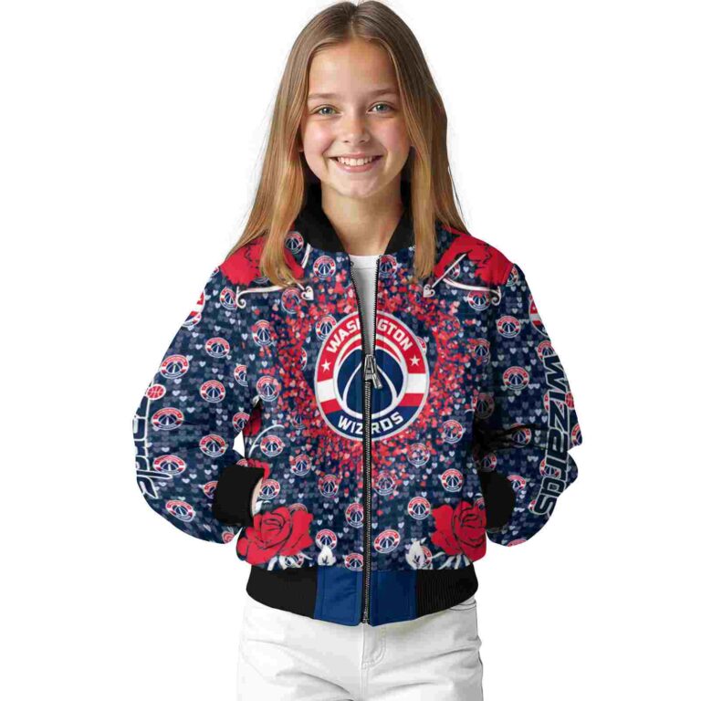 personalized washington wizards heart explosion blue jacket top rated