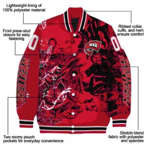 personalized western kentucky hilltoppers fishing art red jacket new arrival