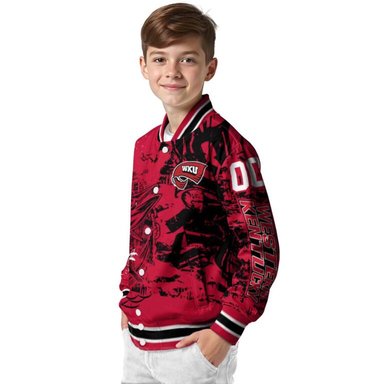 personalized western kentucky hilltoppers fishing art red jacket trendy