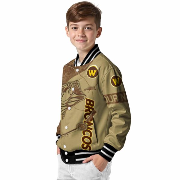 personalized western michigan broncos fishing rod gold jacket trendy