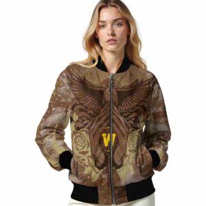 personalized western michigan broncos praying hands brown jacket latest model