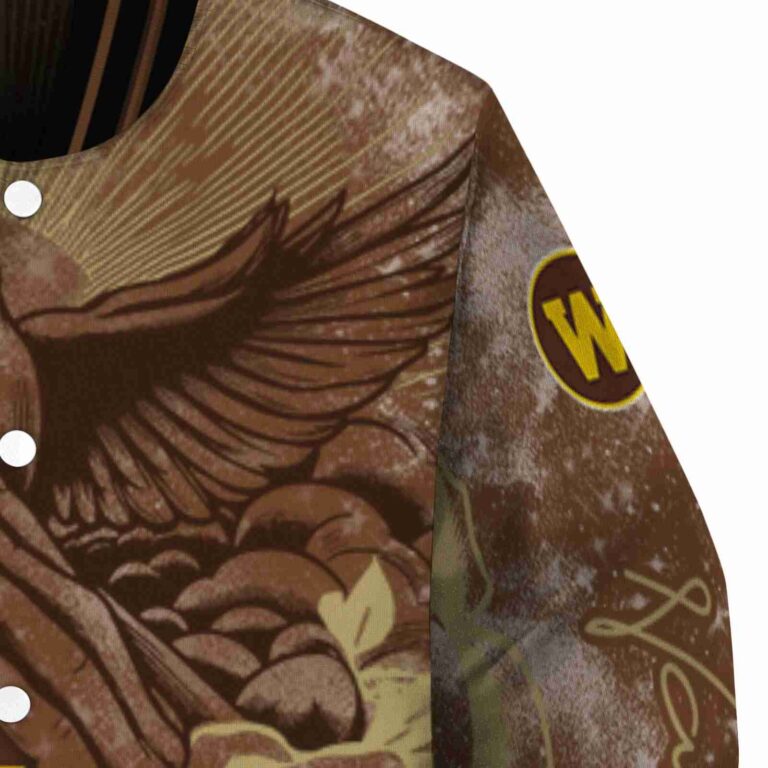personalized western michigan broncos praying hands brown jacket premium grade