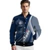 personalized winnipeg jets wave patterns blue jacket high quality