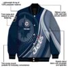 personalized winnipeg jets wave patterns blue jacket new arrival