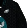 philadelphia eagles hexagonal pattern green black jacket premium grade