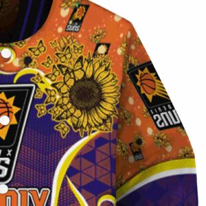 phoenix suns sunflower bloom purple yellow jacket premium grade