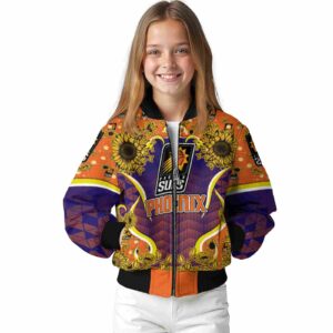 phoenix suns sunflower bloom purple yellow jacket top rated