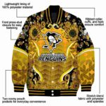 pittsburgh penguins sunflower bloom yellow jacket best selling
