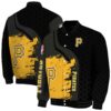pittsburgh pirates hexagonal pattern black jacket fashion forward
