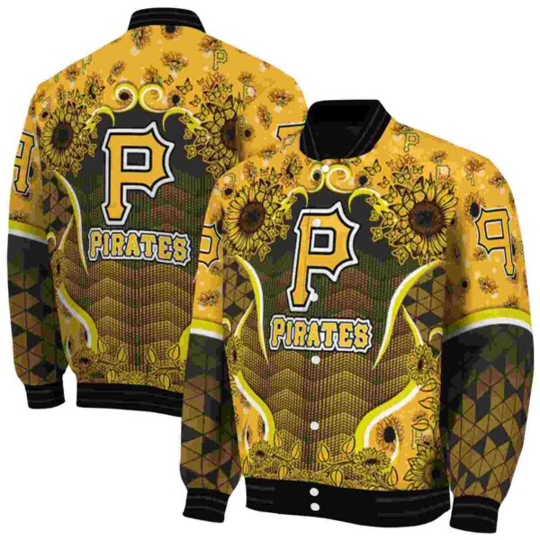 pittsburgh pirates sunflower bloom black yellow jacket fashion forward