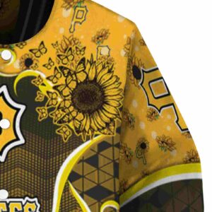 pittsburgh pirates sunflower bloom black yellow jacket premium grade