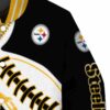 pittsburgh steelers baseball stitching black white jacket premium grade
