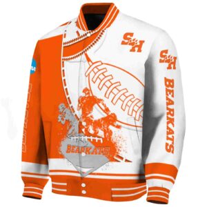 sam houston bearkats baseball stitching white jacket best selling