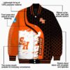 sam houston bearkats hexagonal pattern orange black jacket new arrival