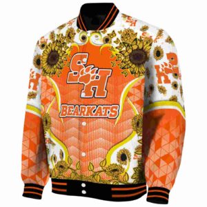 sam houston bearkats sunflower bloom orange yellow jacket best selling