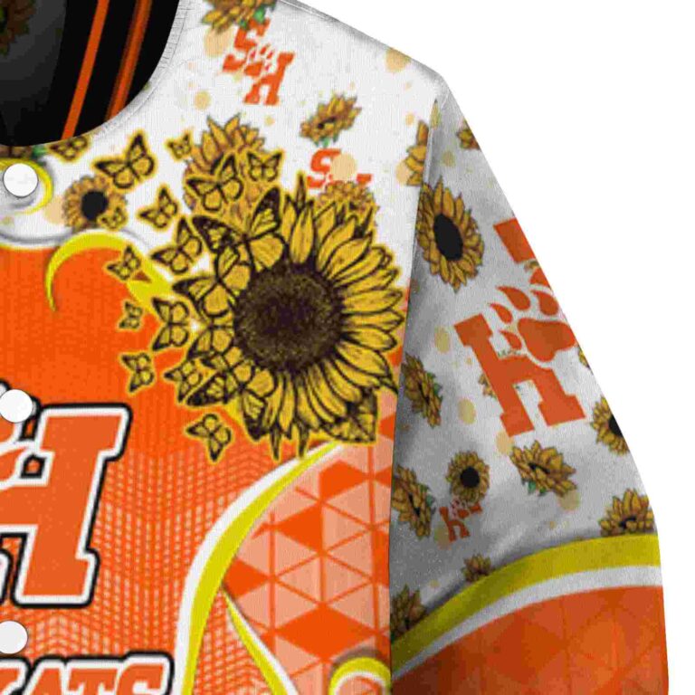 sam houston bearkats sunflower bloom orange yellow jacket premium grade
