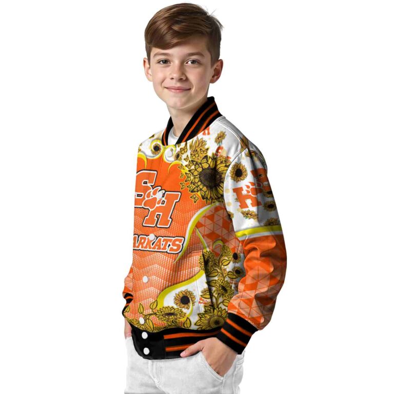 sam houston bearkats sunflower bloom orange yellow jacket trendy