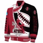 san diego state aztecs baseball stitching black white jacket best selling