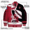 san diego state aztecs baseball stitching black white jacket new arrival