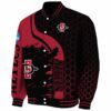 san diego state aztecs hexagonal pattern red black jacket best selling