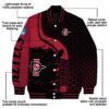 san diego state aztecs hexagonal pattern red black jacket new arrival