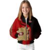 san francisco 49ers hexagonal pattern red black jacket top rated