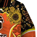 san francisco giants sunflower bloom orange yellow jacket best selling