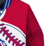 smu mustangs baseball stitching red white jacket best selling