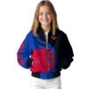 smu mustangs hexagonal pattern blue black jacket top rated