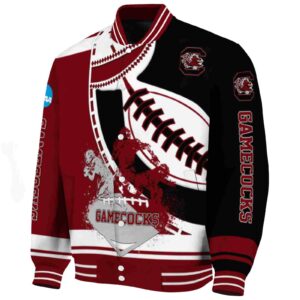 south carolina gamecocks baseball stitching black white jacket best selling