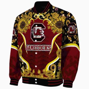 south carolina gamecocks sunflower bloom garnet yellow jacket best selling