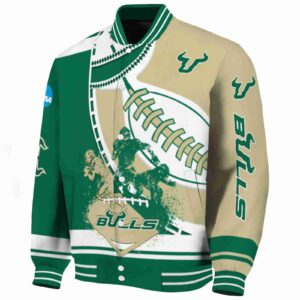south florida bulls baseball stitching gold white jacket best selling