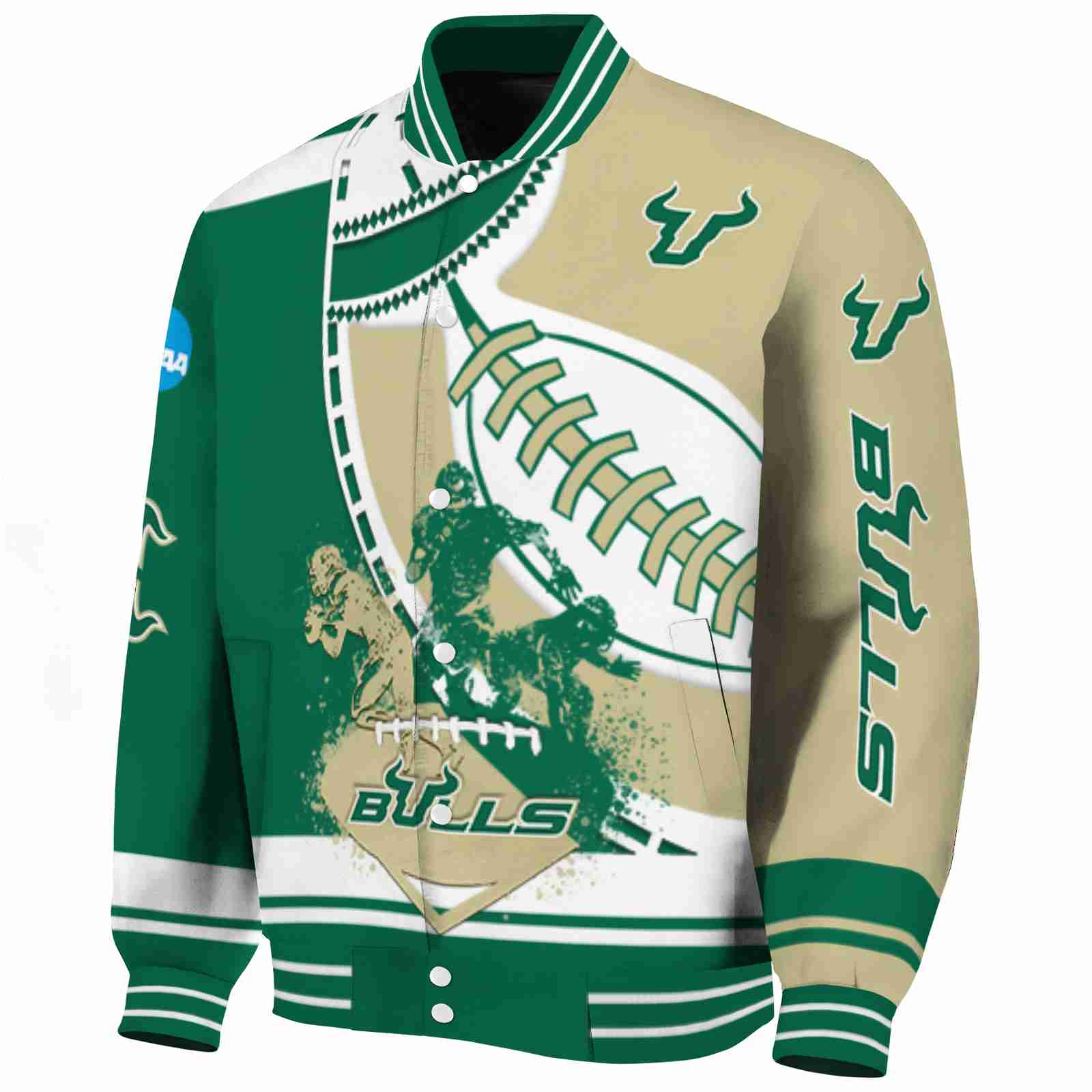 south florida bulls baseball stitching gold white jacket best selling south florida bulls baseball stitching gold white jacket best selling