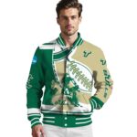 south florida bulls baseball stitching gold white jacket best selling