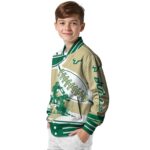 south florida bulls baseball stitching gold white jacket best selling