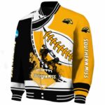 southern miss golden eagles baseball stitching gold white jacket best selling