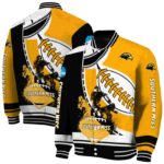 southern miss golden eagles baseball stitching gold white jacket best selling