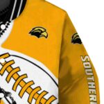 southern miss golden eagles baseball stitching gold white jacket best selling
