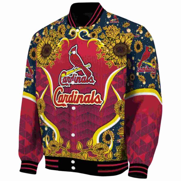 st louis cardinals sunflower bloom red yellow jacket best selling