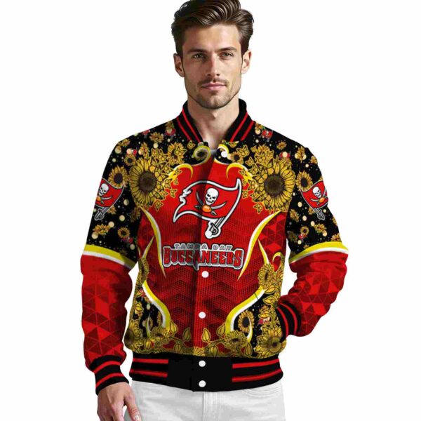 tampa bay buccaneers sunflower bloom red yellow jacket high quality